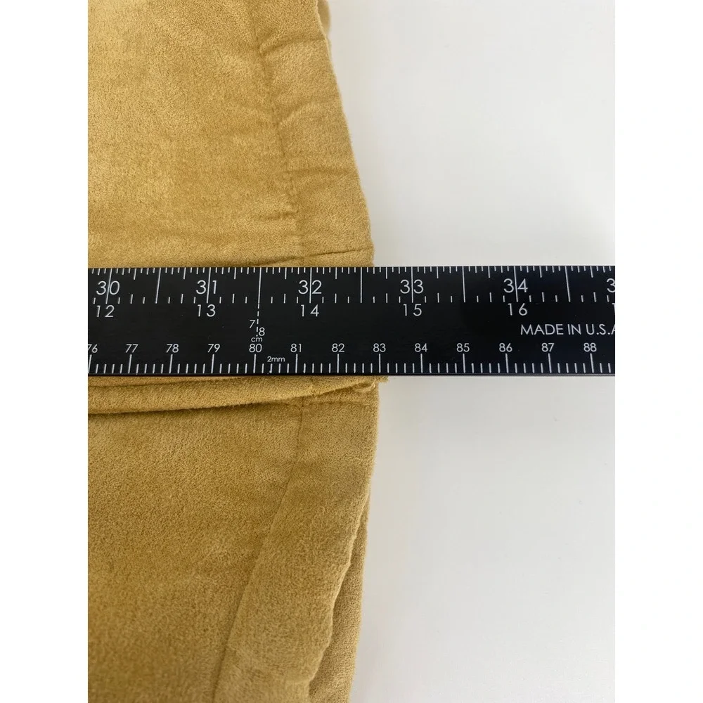 Rugged Wear Hunter's Peak Shirt Jacket XL Tan Excellent Sherpa Lined Faux Suede